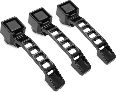 KUAFU Exterior Door Handle Compatible with 2007-2018 Jeep Wrangler JK JKU Door Handle & Tailgate Handle Heavy Duty Aluminum Powder Coated Black (5PCS) in Kuwait