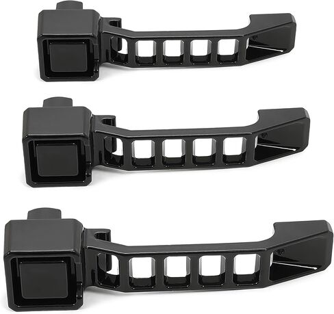 KUAFU Exterior Door Handle Compatible with 2007-2018 Jeep Wrangler JK JKU Door Handle & Tailgate Handle Heavy Duty Aluminum Powder Coated Black (5PCS) in Kuwait