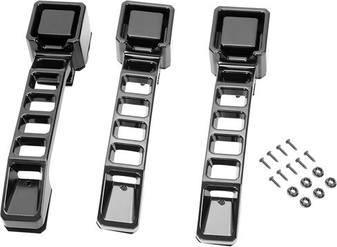 KUAFU Exterior Door Handle Compatible with 2007-2018 Jeep Wrangler JK JKU Door Handle & Tailgate Handle Heavy Duty Aluminum Powder Coated Black (5PCS) in Kuwait