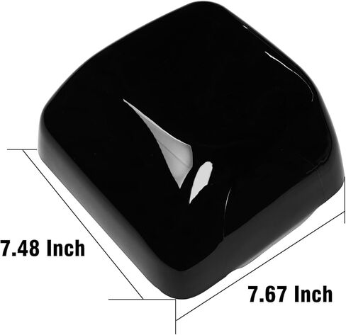 متوافق مع 2018-2024 Jeep Wrangler JL غلاف غطاء مرآة لبرنامج السائق اليسرى ، وغطاء مرآة LH الأسود LH بديل للاستبدال Wrangler JL ل 68361961AA in Kuwait