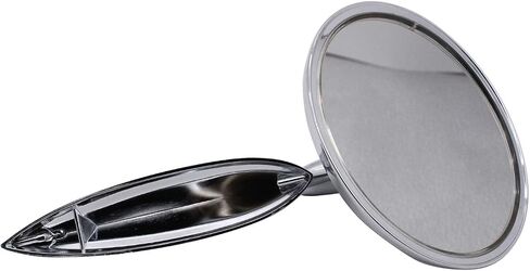 1 Pair Left Right Round Bowtie Outside Rearview Mirrors with Ribbed Base 654394765672 Fits for 1963-1964 Chevy Impala1963-1965 Chevy Corvair 1963-1964 Chevy II 1963-1964 Chevy Biscayne in Saudi Arabia