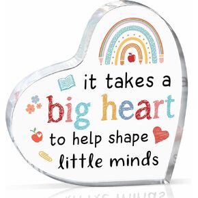 Teacher Appreciation Gifts for Women Men, Thank You Mentor Acrylic Keepsake, Best Birthday Retirement End of Year Gifts for Teacher from Students