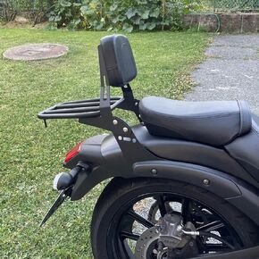 Detachable Backrest Sissy Bar with Luggage Rack fits for Vulcan S 650 VN650/EN650 Accessories 2015 2016 2017 2018 2019 2020 2021 2022 2023 2024