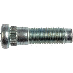 Dorman 610-345 1/2-20 Serrated Wheel Stud - .570 in. Knurl, 1-7/8 in. Length Compatible with Select Models, 10 Pack
