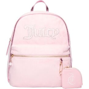Juicy Couture Women's String of Pearls Backpack, Pink Diamond/Pink, One Size