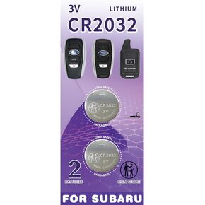 بطارية استبدال Key FOB لـ Subaru Ascent (19-25) ، Baja (03-06) ، Outback ، Forester ، Crosstrek (15-25) ، Impreza (15-25) ، Legacy (15-25) ، WRX (15-25) ، BRZ (14-25) Smart Key Remote (حزمة 2)