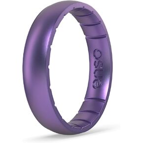 Enso Rings Thin Aura Silicone Ring – Stackable Wedding Engagement Band