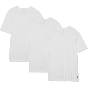 Ralph Lauren Men's Classic Fit Cotton Crew Tee Big & Tall, White/Cruise Navy, 1X