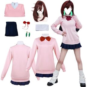 Ayase Cosplay Dandadan Cosplay Ayase زي الزي الموحد للبالغين مع حفلة شعر مستعار Halloween