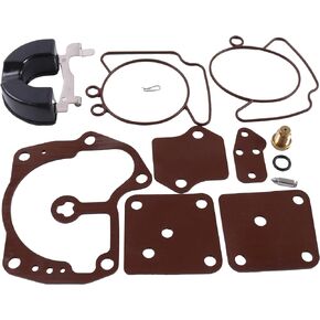 Carburetor Repair Kit 439079 437327 439078 18-7248 Compatible With Johnson Evinrude V4 V6 V8 Looper Engines 120 130 135 140 200 225 250 HP