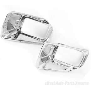 Chrome Fog Light Cover Bezels Compatible with Ford F-150