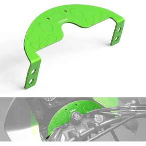 Aluminum Motorcycle Display Dash Panel Dashboard Instrument Panel Compatible with Kawasaki KLR 650 2008-2018, CNC, Anodization, Black