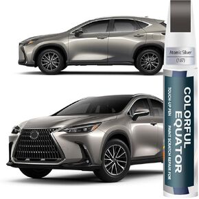 Atomic Silver(1J7) Touch Up Paint for Lexus, Car Paint Pen Scratch Repair Two-In-One Touch Up Paint, Premium Car Scratch Remover for Deep Scratches