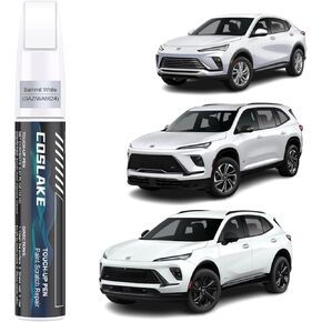 Car Touch Up Paint (Cinnabar Metallic (GFM/WA294F)) لـ Buick ، ​​مجموعة إصلاح خدش Car Paint ، حل سريع وسهل للإصلاح ، 2 في 1 قلم مزيل الخدش مع 2pcs متاحين للتصرف