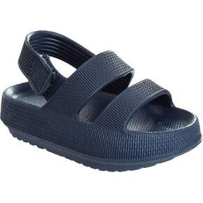 صندل Josmo المطاطي مع حزام الكاحل قابل للتعديل - Slipon Slides Summer Shoes