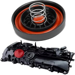 11127645173 مجموعة إصلاح غطاء صمام PCV - غطاء صمام مع غشاء B58 متوافق مع BMW F20 F21 F22 F23 F31 F34 F32 F33 F36 G30 G12 X3