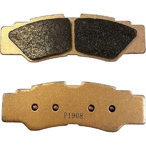 Demon Powersports Rear Left/Right Sintered Brake Pads for Yamaha YXZ 1000R/Wolverine RMAX2/X4, Sintered Metallic Material For Better Grip, Reduced Brake Fade (See Fitment Details in Description)