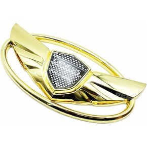 Angel Wings 3D Front Pront Emblem ، The Art of Speed ​​Vintage Coupe Nameplate Badge متوافقة مع Genesls Coupe 2010-2017 (Chrome)