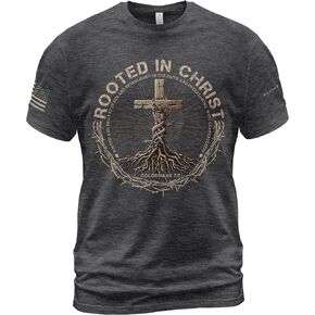 Rooted in Christ Shirt, Jesus Shirts for Men, Christian Shirts for Men, Christian Tshirts 2