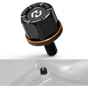 Orange Rear Seat Bolt Screw Aluminium Backseat Screw Compatible with Harley Road King Classic EFI FLHRCI 1999-2006, Heritage Classic FLHC 107 2018-2021, Replacement for 2952A, See Fitment