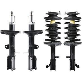 KAC Front and Rear Struts Shock Spring Replacement Compatible for Corolla 1993 1994 1995 1996 1997 1998 1999 2000 2001 2002, Coil Spring Shock Absorbers(Set of 4)