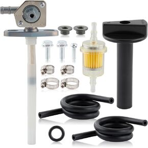 16950-HM7-003 Fuel Valve Petcock Lever Screw and Shut Off Switch Compatible with Honda Foreman 450 TRX450ES 4x4 ES TRX450S 4x4 S