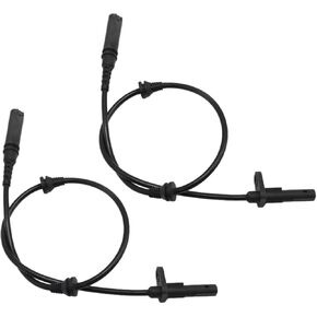 2Pcs 34526771776 Front Left&Right ABS Wheel Speed Sensor Replacement for BMW X5 M 2010 2011 2012 2013 2015 2016 2017 Replace SD06-037
