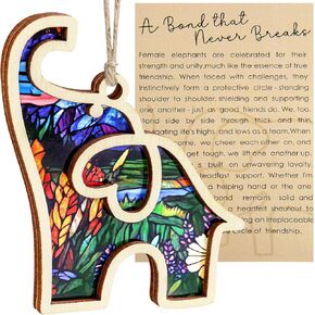 Elephant Gifts for Women, Friendship Best Friend Birthday Gifts, Elephant Decor Unique, Willow Tree Friendship Figurines Bestie