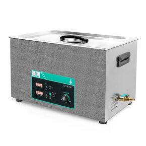 Ultrasonic Cleaner 30L, Sweep Function, 600W Power Adjustable Ultrasonic Parts Cleaner for Cleaning Pistols, Metal Engine Parts, Carburetor, Gun, Oil Filter, Bike Chain, Gear, Eyewear