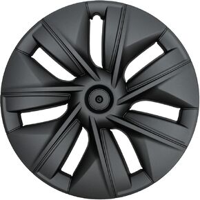 تغطي العجلة HubCaps متوافقة مع الطراز Y 2017-2024 ، 19 بوصة محور العجلات CAPS ABS OEM حافة حافة المحافظات الخارجية 1 PCS