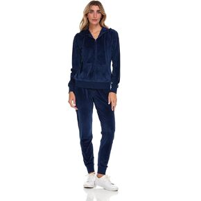 مجموعة cheetah ladies 2 قطعة jogger jogger ، هوديي و sweatpants للسيدات.