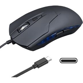 USB C Wireless Mouse, 2.4G Type C Mouse, Dual Mode with Nano USB and Type C Receiver, Chargeable Ultra Thin Portable Silent Cordless Mice, for PC MacBook Desktop Computer Laptop Tablet Phone