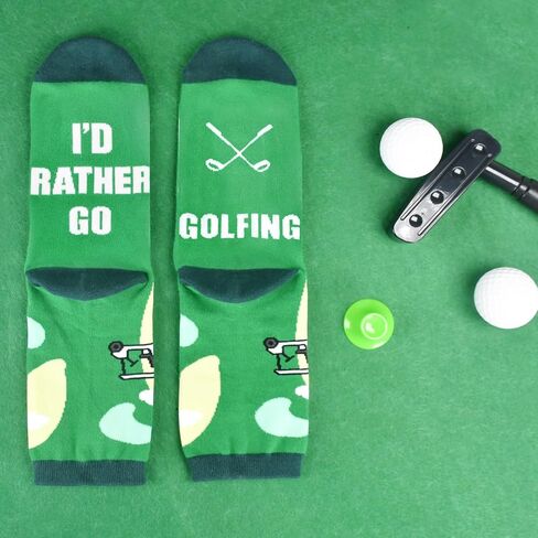 Fathers day Dad Gifts from Daughter Wife Funny Socks for Men Husband Birthday Golf Gifts Stocking Stuffers for Teens in Saudi Arabia