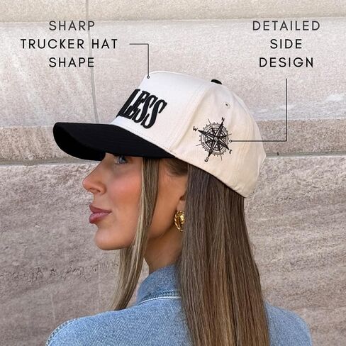 Vintage Fashion Trucker Hat | Men & Women | Trendy Cute Retro Red Caps for Country & Western | Camo Fur Cotton | Snapback in Kuwait