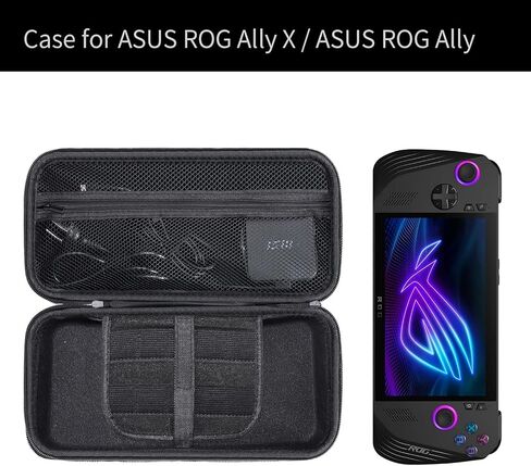 حافظة Wanaiha الصلبة متوافقة مع وحدة التحكم ASUS ROG Ally/ROG Ally X وملحقاتها، الحافظة فقط in Kuwait