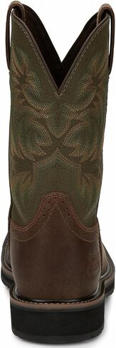 Justin Men's SE4688 Driller 11" Steel Toe Work Boot, Umber - 9 EE in Saudi Arabia