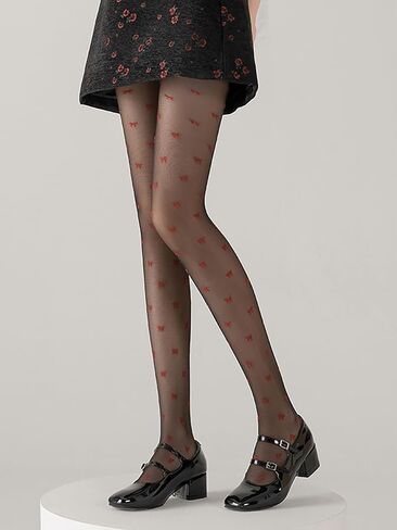 Women's 1 Pair Plaid Sheer Mesh Stockings Y2K Gothic Tights High Waist Thigh High Pantyhose in Kuwait