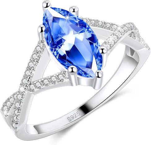 1.5CT Marquise Cut Engagement Ring For Women, Sterling S925 Silver Solitaire Ring Wedding Ring Promise Ring in Saudi Arabia