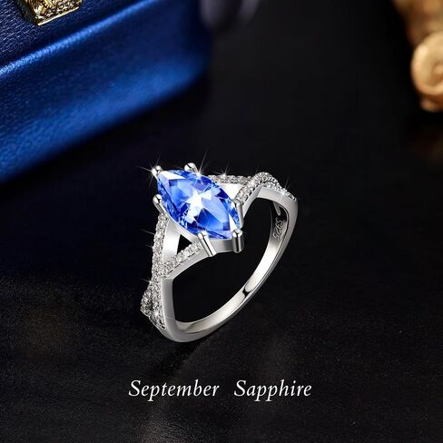 1.5CT Marquise Cut Engagement Ring For Women, Sterling S925 Silver Solitaire Ring Wedding Ring Promise Ring in Saudi Arabia