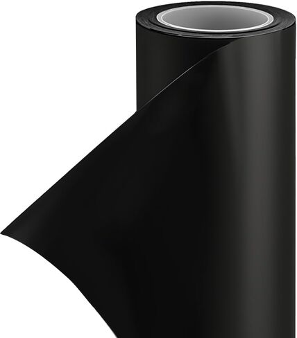 PBEE Matte Black Premium Vinyl Roll for Car Wrap Film Automotive Vinyl Tape Roll for Vehicle Moto Furniture DIY Interior （1ft ×5ft） in Saudi Arabia