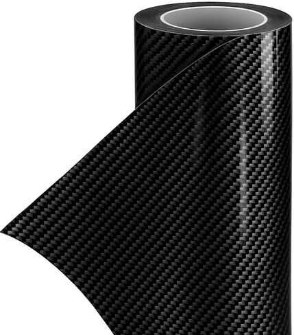 PBEE Matte Black Premium Vinyl Roll for Car Wrap Film Automotive Vinyl Tape Roll for Vehicle Moto Furniture DIY Interior （1ft ×5ft） in Saudi Arabia
