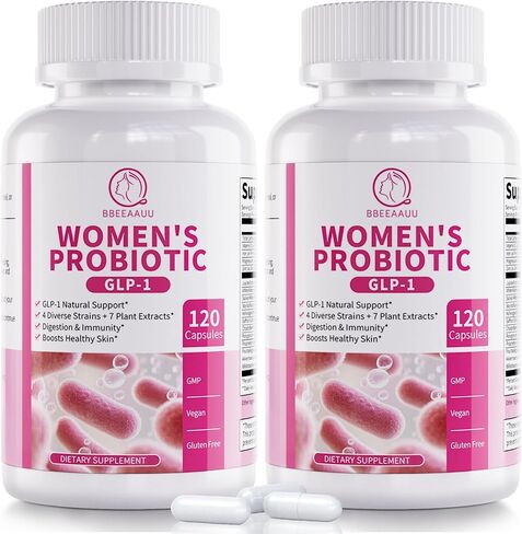 البروبيوتيك للنساء 467 مليار وحدات تصنيف من CFU مع Jujube ، GLP-1 Probiotic Capsules تدعم الجهاز الهضمي والجلد والأمعاء ، المناعة ، نباتي ، خالية من الغلوتين ، 120 تهم in Saudi Arabia