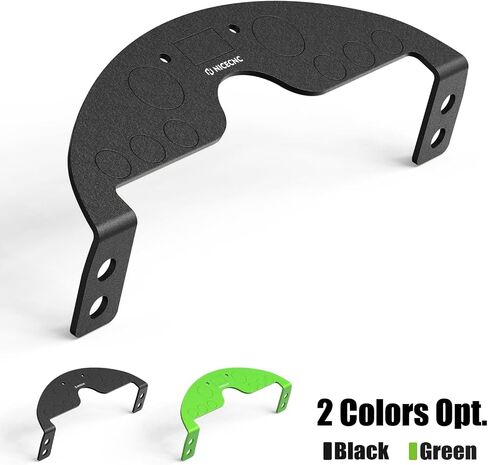 ألومنيوم شاشة دراجة نارية لوحة داش لوحة Dashboard لوحة متوافقة مع Kawasaki KLR 650 2008-2018 ، CNC ، أنوديز ، أسود in Kuwait