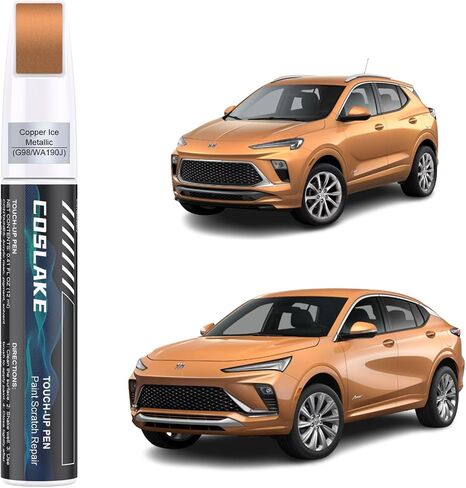 Car Touch Up Paint(Cinnabar Metallic(GFM/WA294F)) for Buick, Car Paint Scratch Repair Kit, Quick & Easy Solution to Repair, 2 in 1 Scratch Remover Pen with 2PCS Disposable Micro Applicators in Saudi Arabia