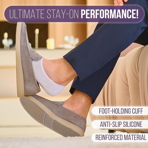 No Show Socks Men & Women - Non Slip Short Socks Low Cut Ankle No See Invisible in Loafer Sneaker Boat, 6 Pack in Saudi Arabia