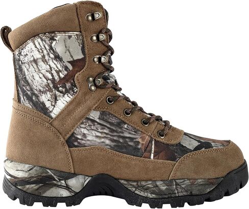 Men's Waterproof Military Tactical Boots Anti-slip Work Boot, 8" Insulated Combat Boots, 400g Thinsulate in Kuwait