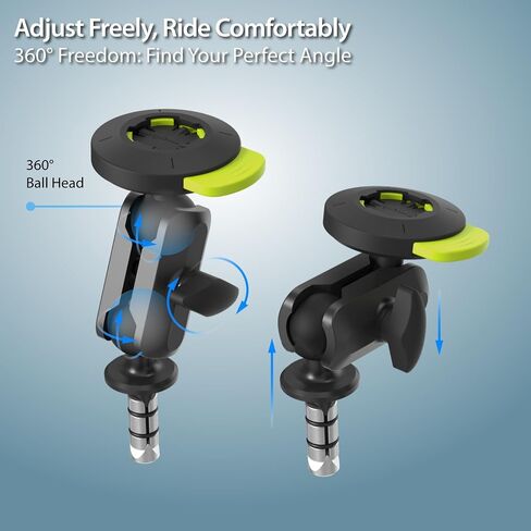 BONE Moto Tie Connect Kit 3 - Fork Stem, Magnetic Motorcycle Phone Mount, Detachable & 360° Rotatable, Heavy Duty & Shock-Absorbing Scooter iPhone Holder for 4.7"–7.2" Smartphones (Fork Stem) in Saudi Arabia