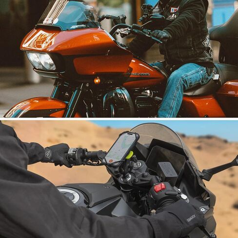 BONE Moto Tie Connect Kit 3 - Fork Stem, Magnetic Motorcycle Phone Mount, Detachable & 360° Rotatable, Heavy Duty & Shock-Absorbing Scooter iPhone Holder for 4.7"–7.2" Smartphones (Fork Stem) in Saudi Arabia