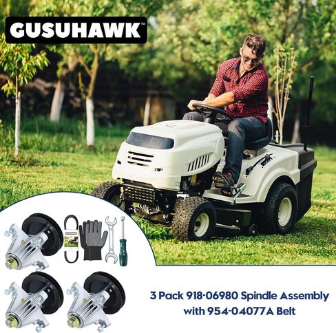 3 حزمة مدهونة 918-06980 مجموعة المغزل تحل محل 618-06980 ل Cub Cadet RZT-L50 KH ، RZT-S50 KH ، RZT-SX 50 EFI ، XT1-GT 50 KH ، ZT1-50 KW FAB ، TROY BILT XP 50 ، Super Bronco 50 TRACTORS in Kuwait