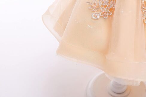 Weileenice Flower Girl Lace Bridesmaid Dress High-Low Embroidery Kids Wedding Party Birthday Tulle Dresses in Saudi Arabia